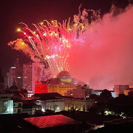 Flat Com Vista Teatro Amazonas Apartment มาเนาส์ ภายนอก รูปภาพ